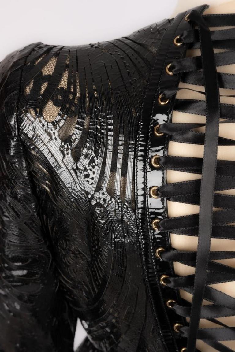 Alexander Mcqueen Leather Jacket, 2012 For Sale 12