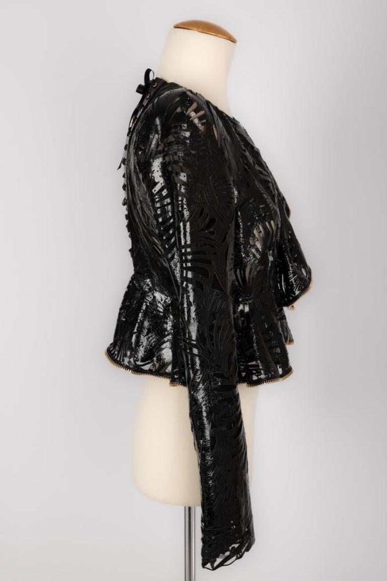 Women's Alexander Mcqueen Leather Jacket, 2012 For Sale