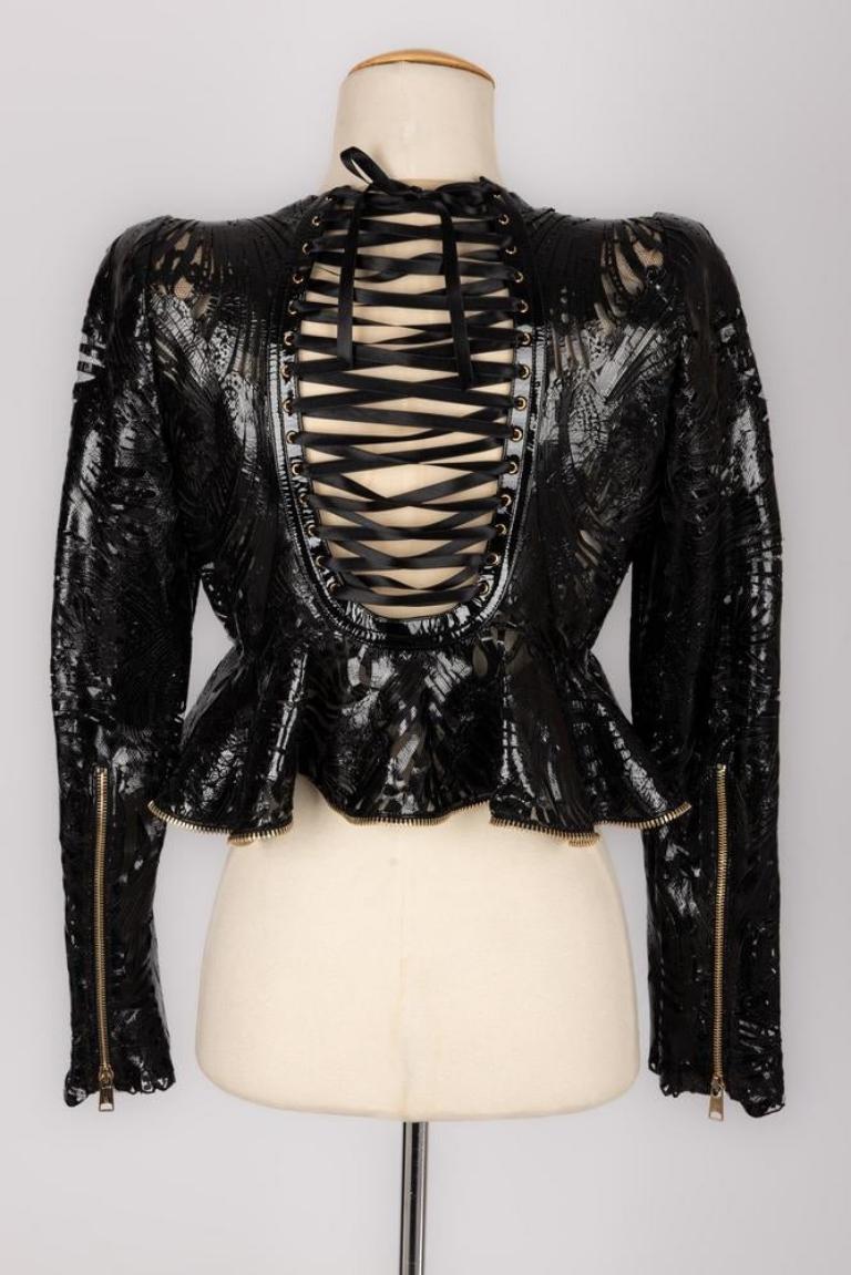 Alexander Mcqueen Leather Jacket, 2012 For Sale 1