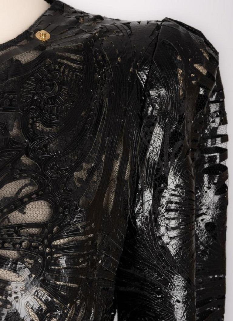 Alexander Mcqueen Leather Jacket, 2012 For Sale 5