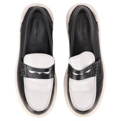 Alexander McQueen Leather Platform Loafers