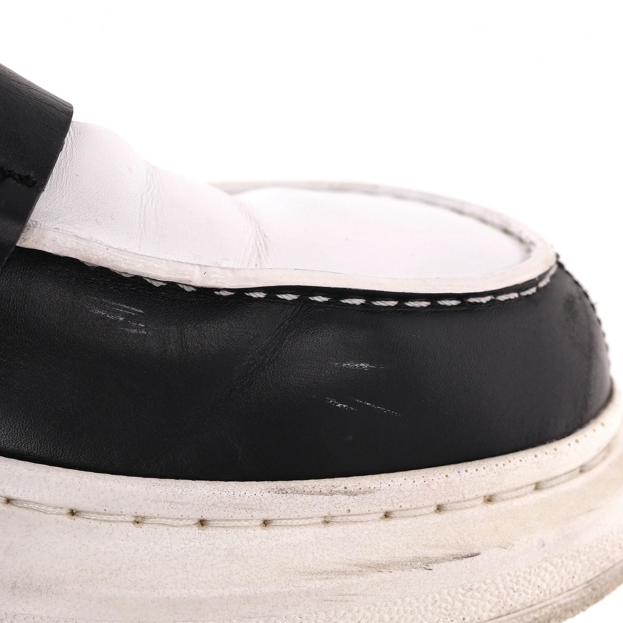 Alexander McQueen Leather Platform Loafers For Sale 3