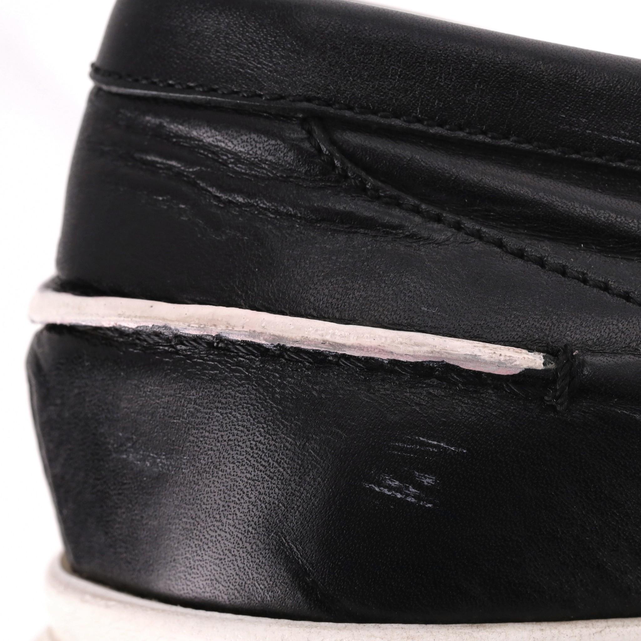 Alexander McQueen Leather Platform Loafers For Sale 4
