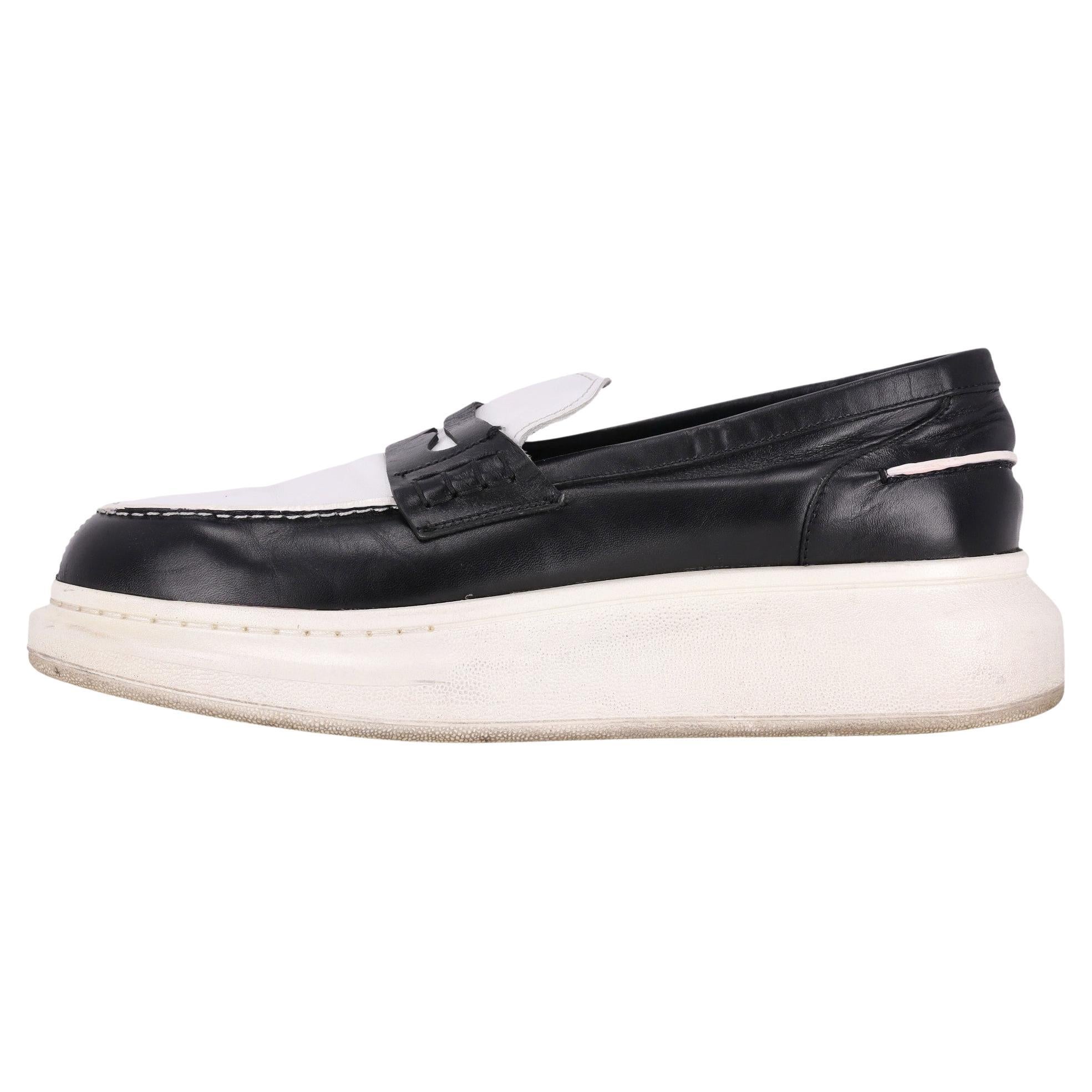 Alexander McQueen Leather Platform Loafers For Sale