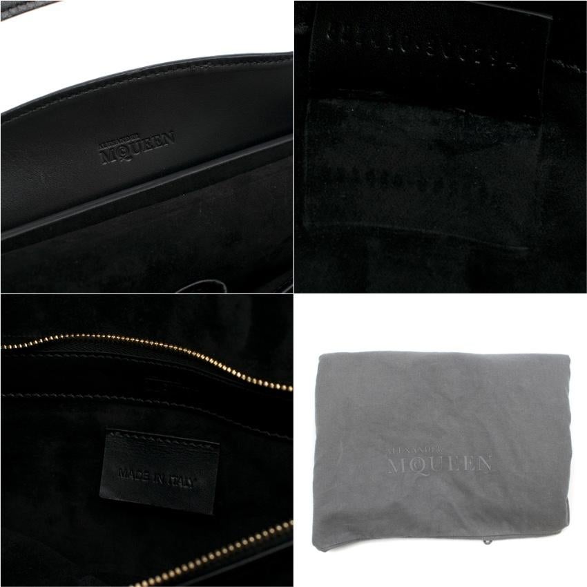 Alexander McQueen Leather & Python Heroine Bag  For Sale 1