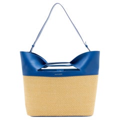 Alexander McQueen „Leather Raffia The Bow Tote“