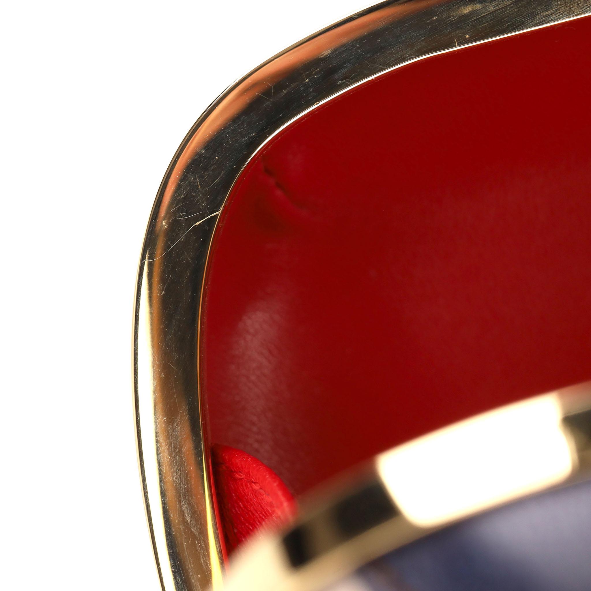 Alexander McQueen Leder Union Jack Totenkopf Box Clutch Tasche im Angebot 7