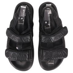 Alexander McQueen Leather Velcro Sandals