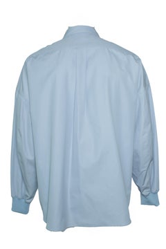 Alexander McQueen, Light blue shirt jacket with zipper