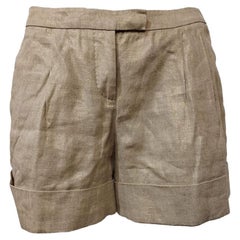 Short en lin Alexander McQueen, taille 38