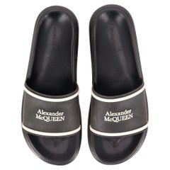 Used Alexander McQueen Logo Rubber Sliders