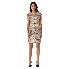 Alexander McQueen McQ Alexander McQueen Abstract Patterned Midi Dress Size XL
