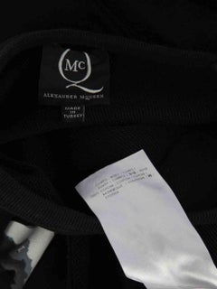 Alexander McQueen McQ Black Rabbit Sweater Dress Size XS