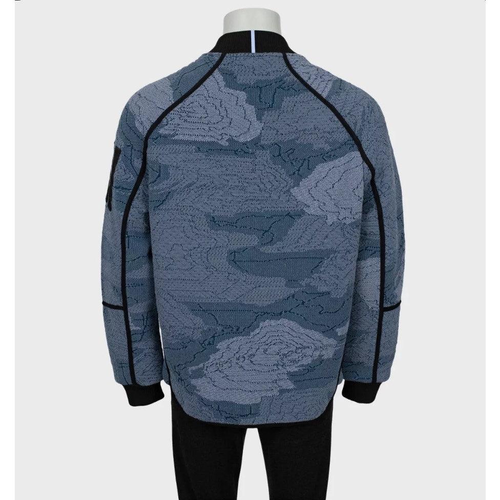 Nero McQ Alexander McQueen - Giacca bomber oversize blu  L in vendita