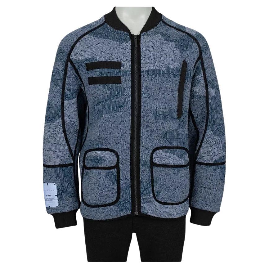 Alexander McQueen McQ Blue Oversized Bomber Jacket  L