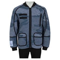 Chaqueta bomber oversize Alexander McQueen McQ azul  L