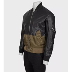 Alexander McQueen McQ Faux Leather & Textile Jacket Sz.44/XS