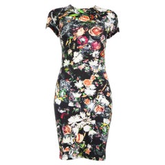 Alexander McQueen McQ Floral Print Knee Length Dress Size XS