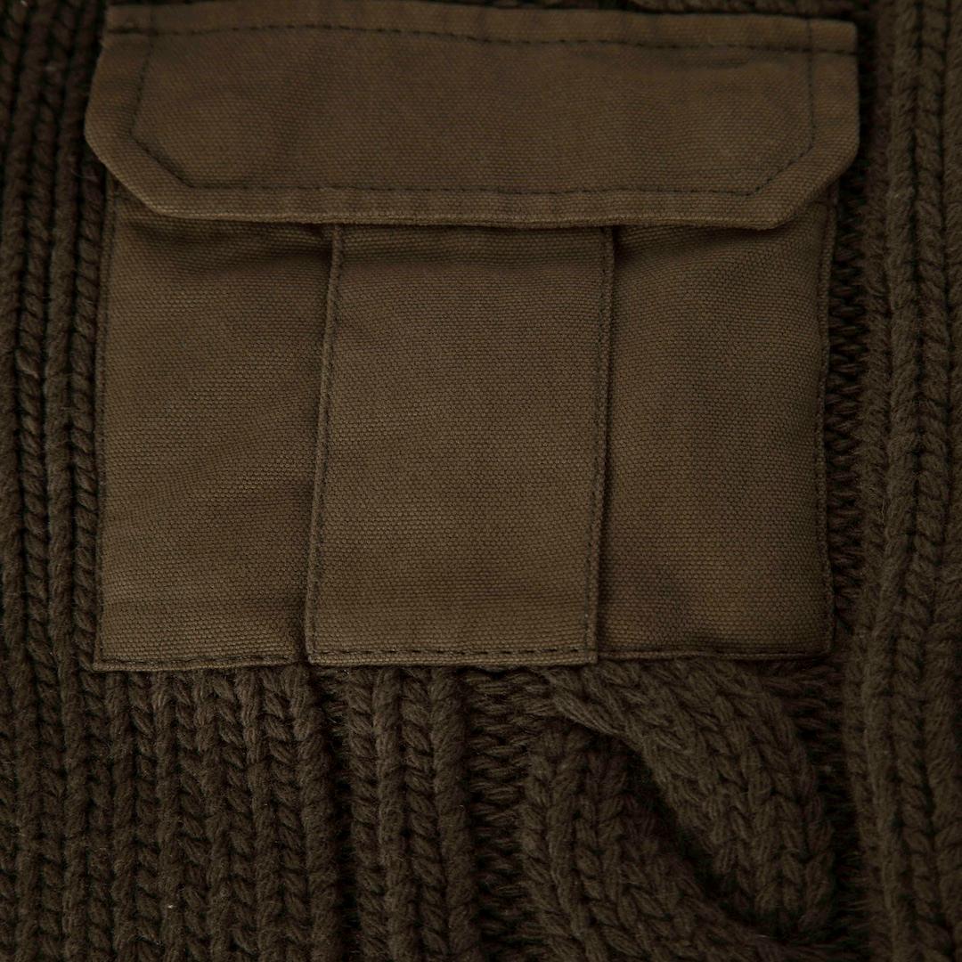 McQ Alexander McQueen - Cardigan in maglia di lana verde taglia S In condizioni buone in vendita a London, GB