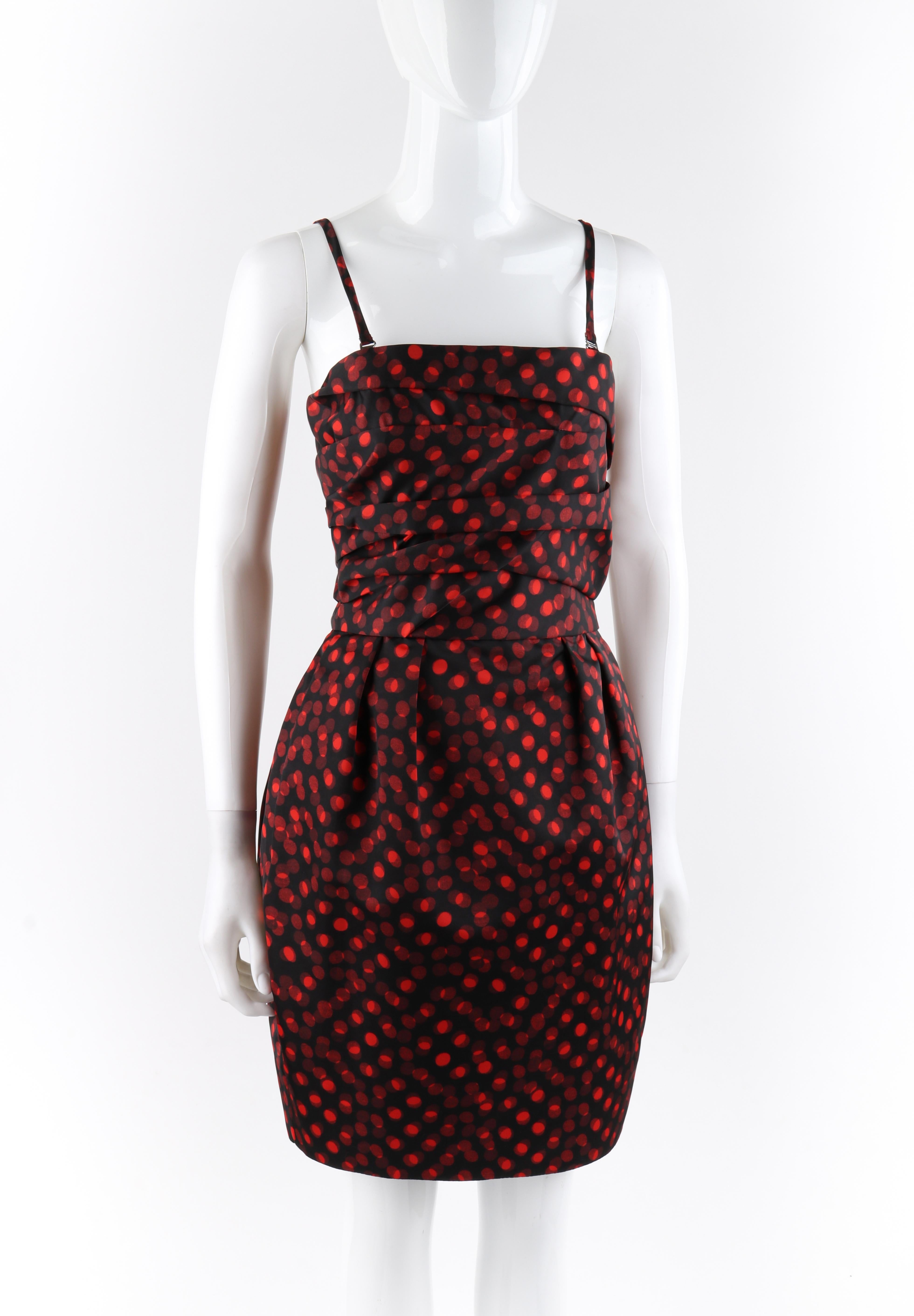 ALEXANDER McQUEEN McQ S/S 2016 Red Black Polka Dot Print Bubble Sleeveless Dress

Brand / Manufacturer: McQ by Alexander McQueen
Collection: S/S 2016
Designer: Sarah Burton
Manufacturer Style Name: “Bustier Dress”
Style: Sleeveless bubble