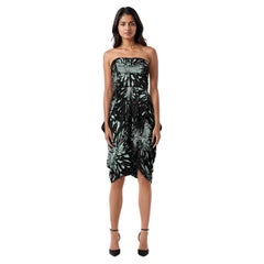 McQ Alexander McQueen - Vestito in seta senza spalline e drappeggiato - Taglia L.