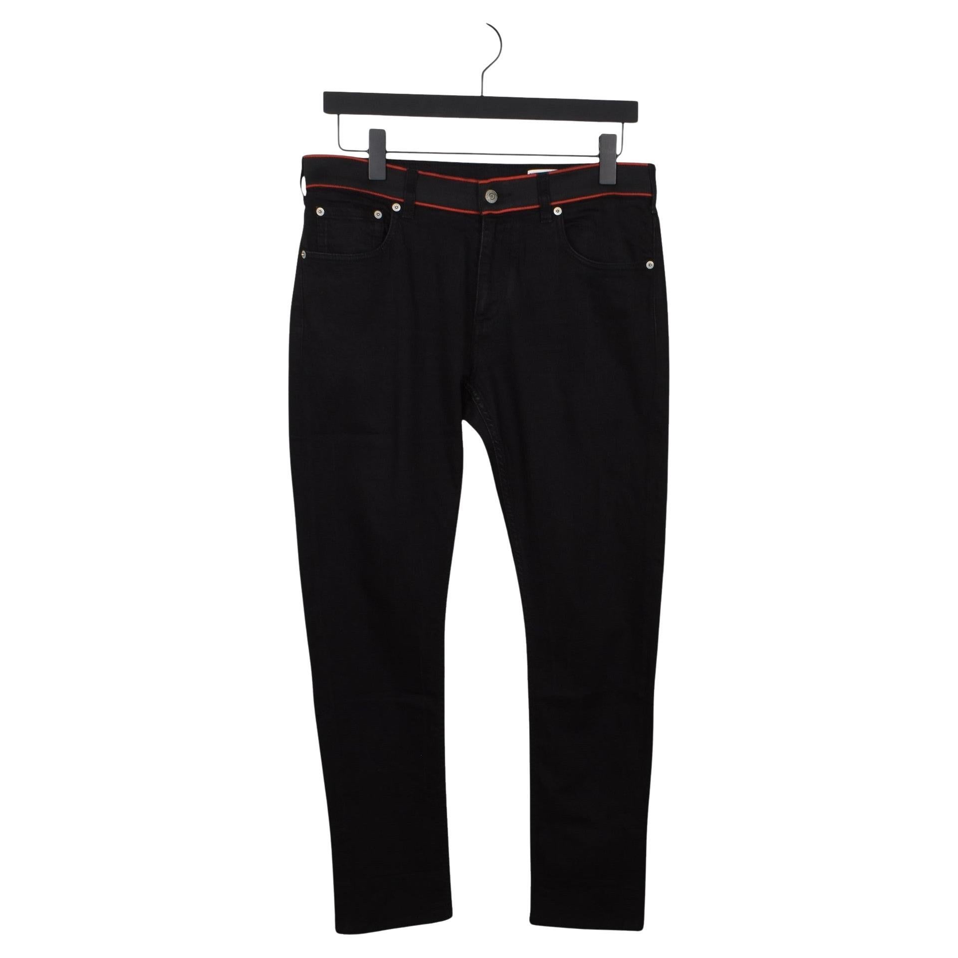 Alexander McQueen Hommes Jeans Denim Tapered Fit Taille I50-M/L, S1706