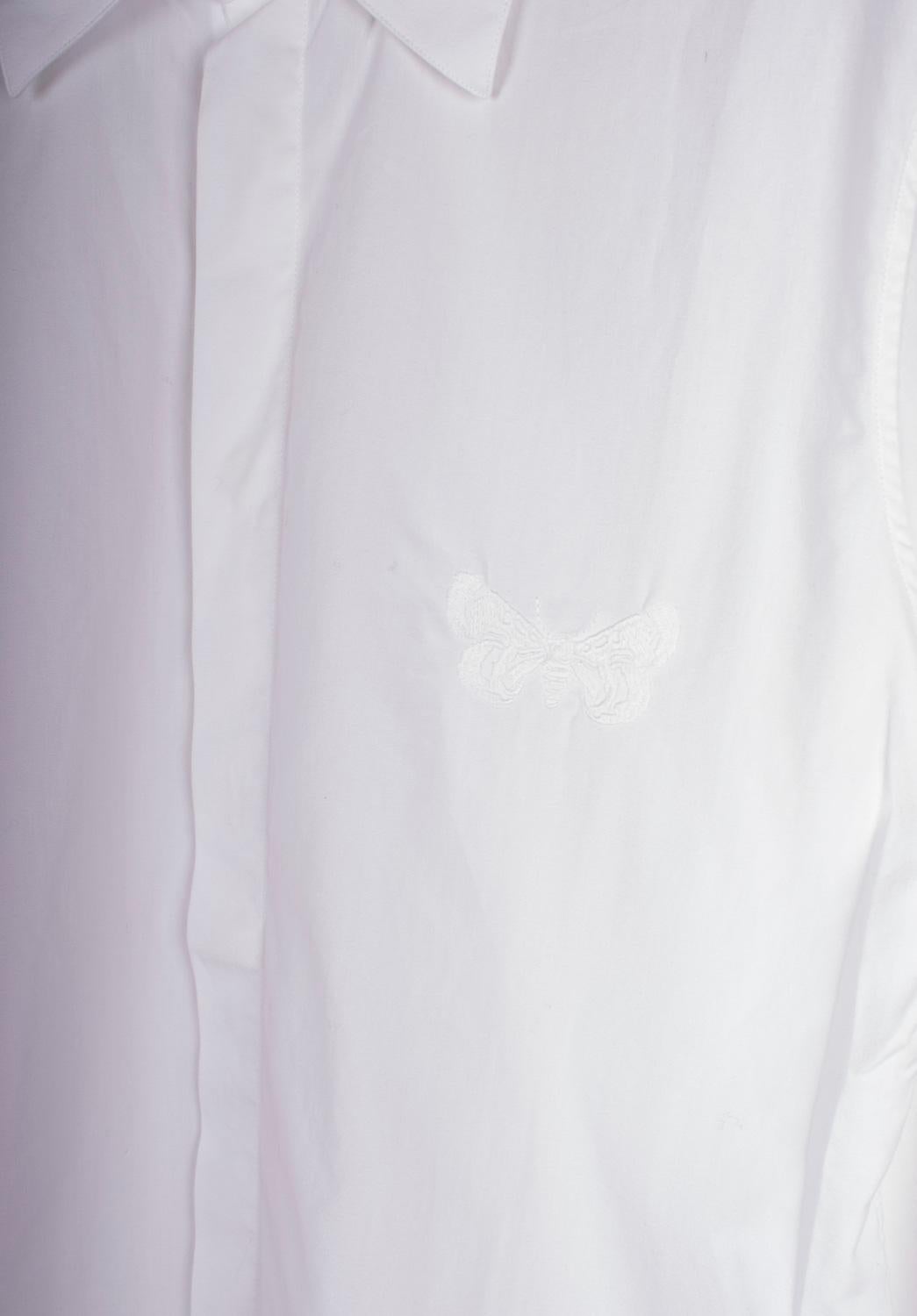 Gray Alexander Mcqueen Men Shirt Butterfly Size 50 – M/L For Sale