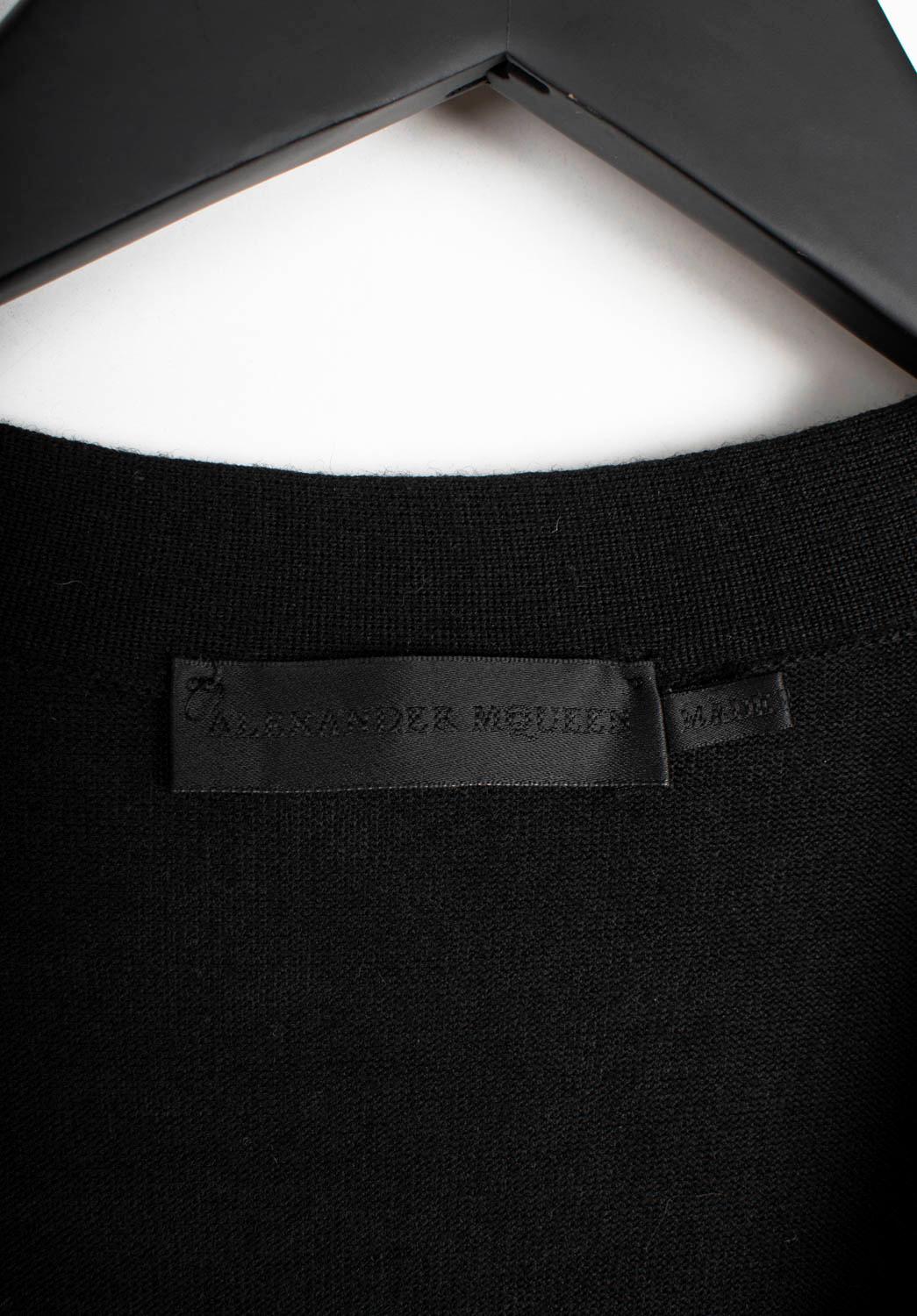 Alexander McQueen Hombre Suéter Cárdigan Talla M, S1514 en venta 2