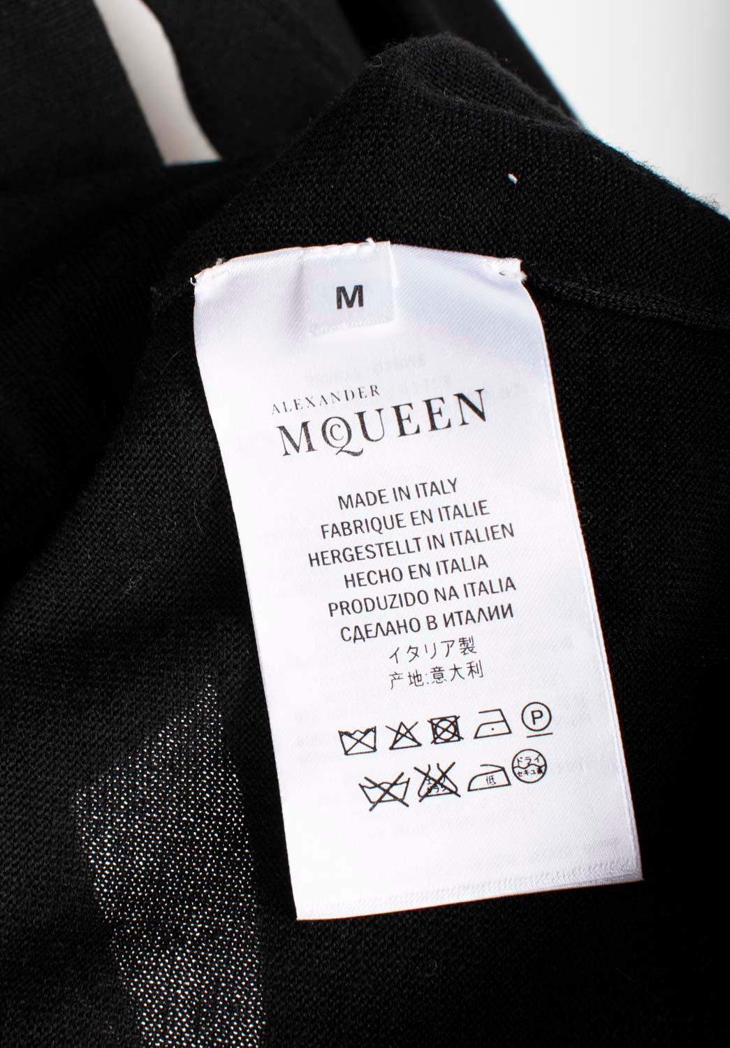 Alexander McQueen Hombre Suéter Cárdigan Talla M, S1514 en venta 3