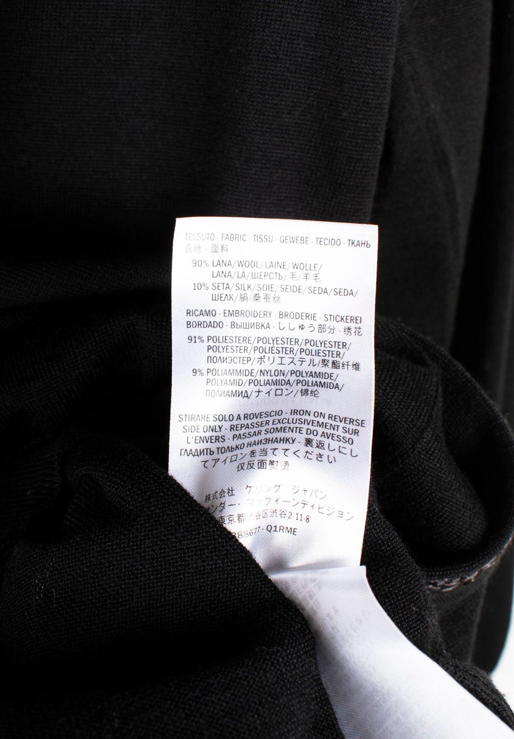 Alexander McQueen Hombre Suéter Cárdigan Talla M, S1514 en venta 4