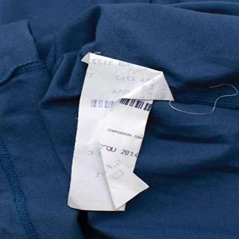 Alexander McQueen Mens Blue & White Cotton T-shirt For Sale 3
