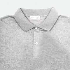Alexander McQueen Men's Grey Cotton Polo Shirt, Size M, Italy, 2010