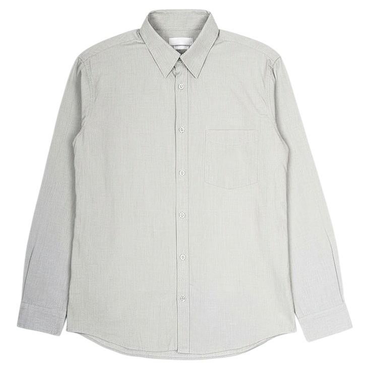 Chemise en coton grise pour homme Alexander McQueen, référence IT50, taille L, style minimaliste en vente
