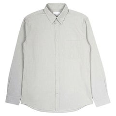 Chemise en coton grise pour homme Alexander McQueen, référence IT50, taille L, style minimaliste