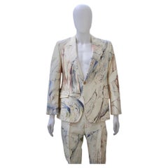 Alexander McQueen Men's William Blake Dante Print Suit – RARE, Collector piece