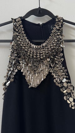 Vestido halter con adornos metálicos McQ Alexander McQueen