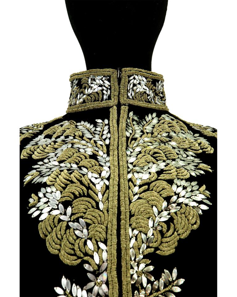 alexander mcqueen embroidered jacket