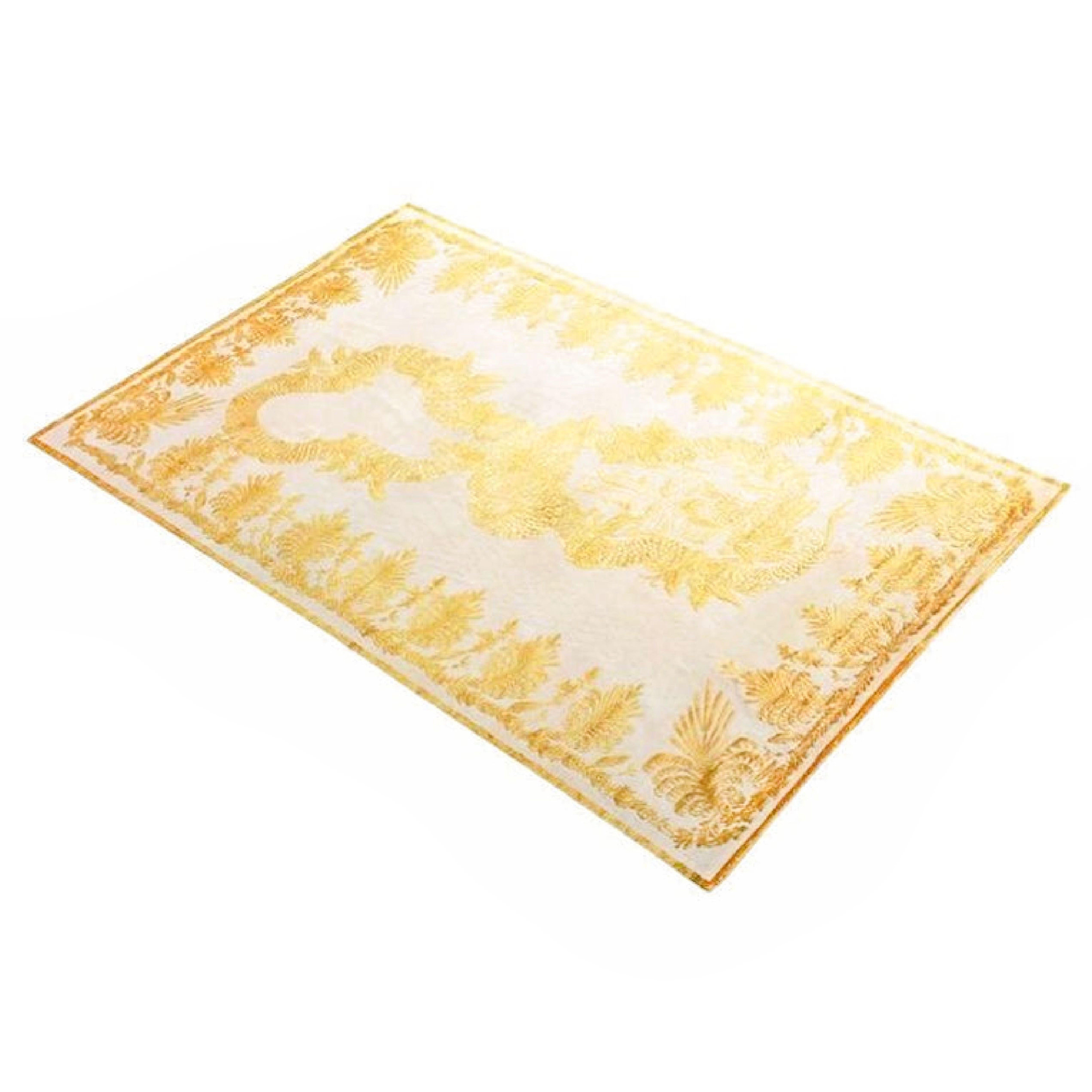 Alexander McQueen Military Brocade Palatial Silk on Wool Hand-Knotted Rug, 2012 For Sale