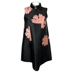 Alexander McQueen Mini Dress Black and Pink, Size Small