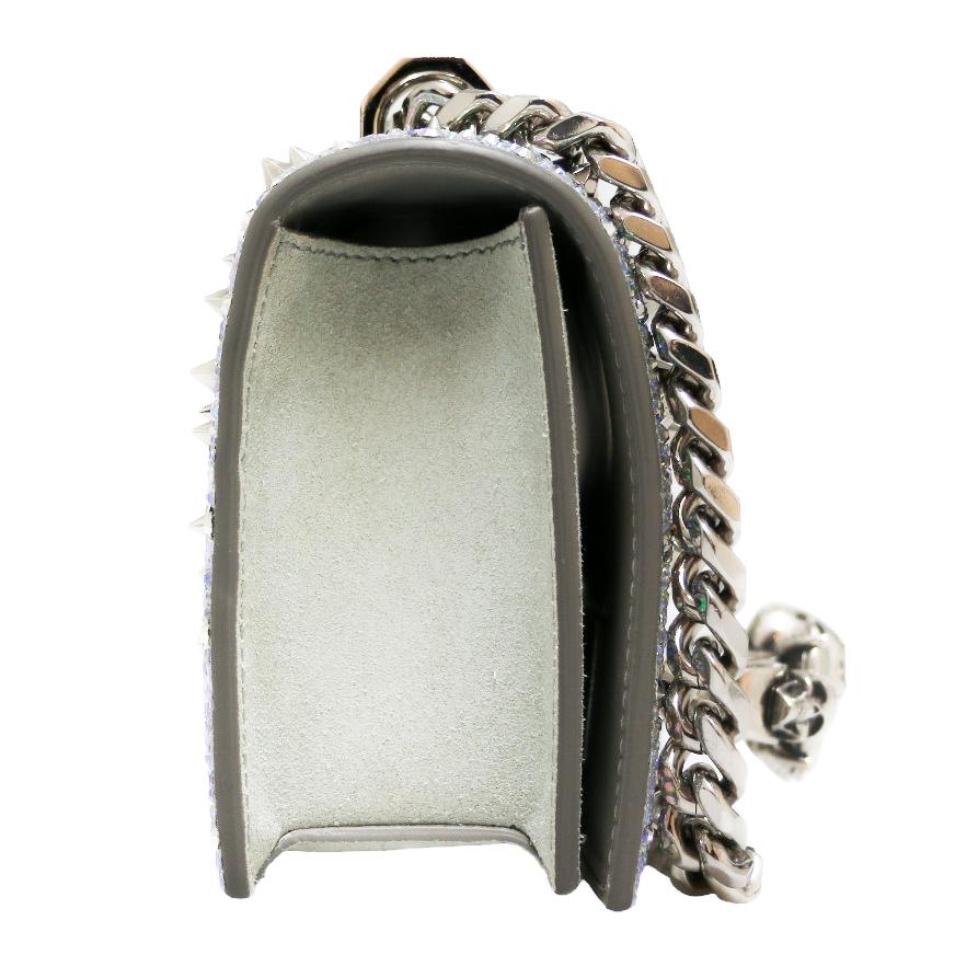 Gray Alexander Mcqueen Mini Jewel Bag