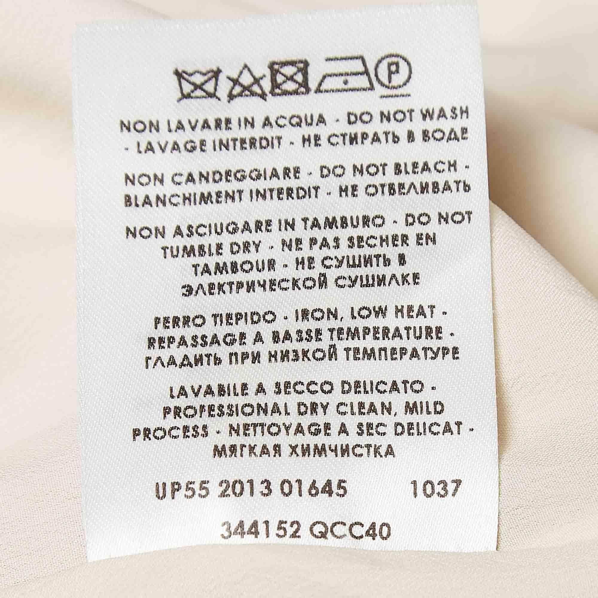 Alexander McQueen - Tunique en crêpe imprimé floral multicolore M Pour femmes en vente