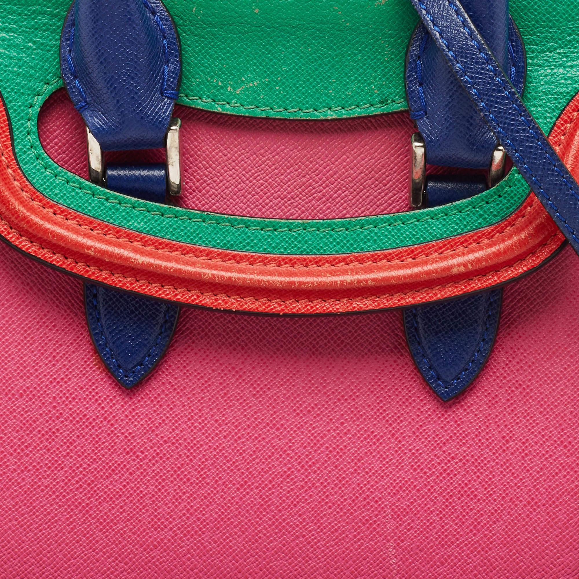 Women's Alexander McQueen Multicolor Leather Mini Heroine Bag For Sale