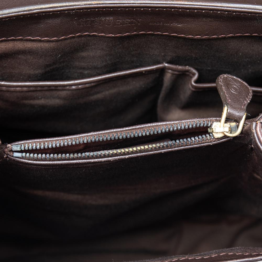 Alexander McQueen Multicolor Leather Top Handle Flap Bag 5
