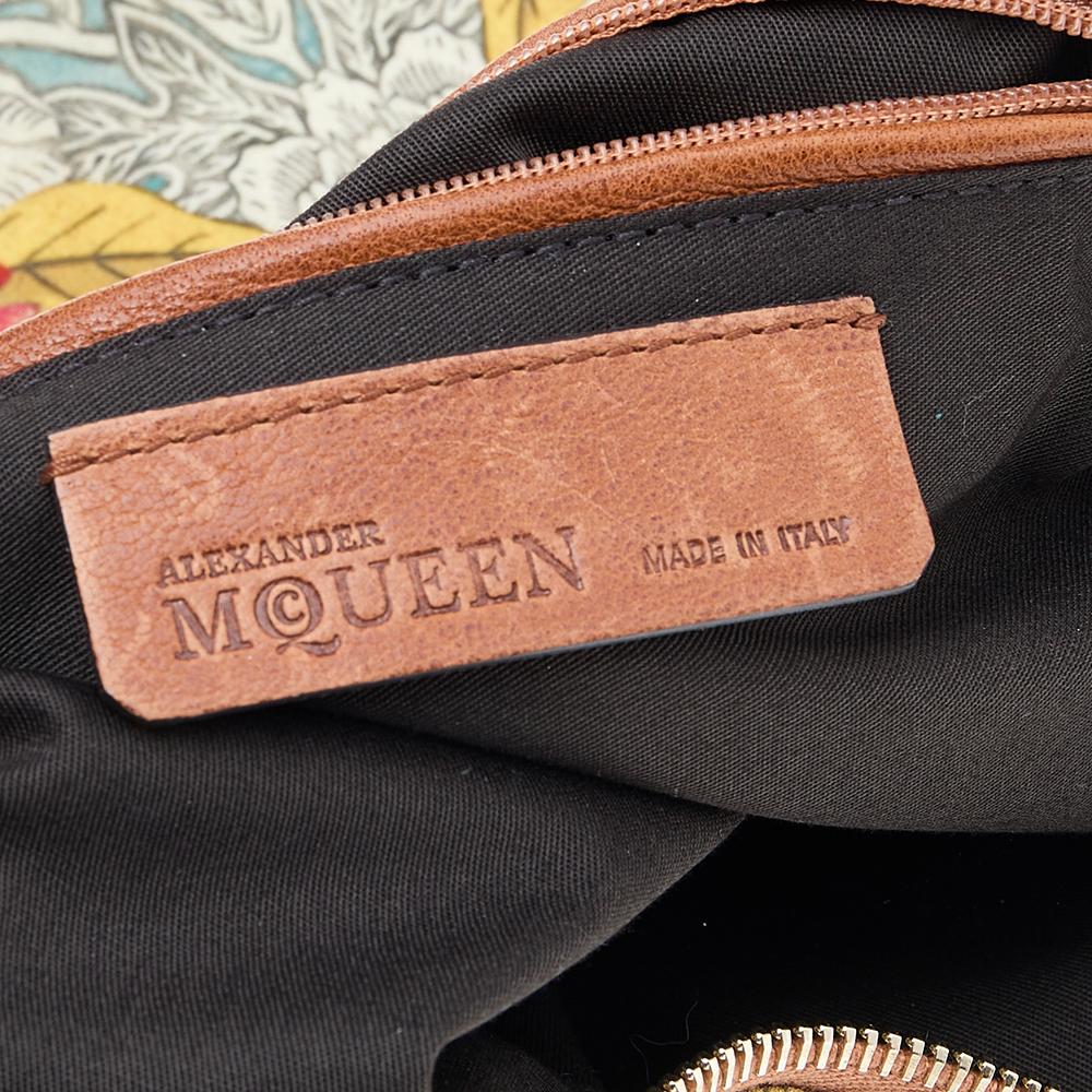 Alexander McQueen Multicolor Printed Fabric De Manta Clutch 1