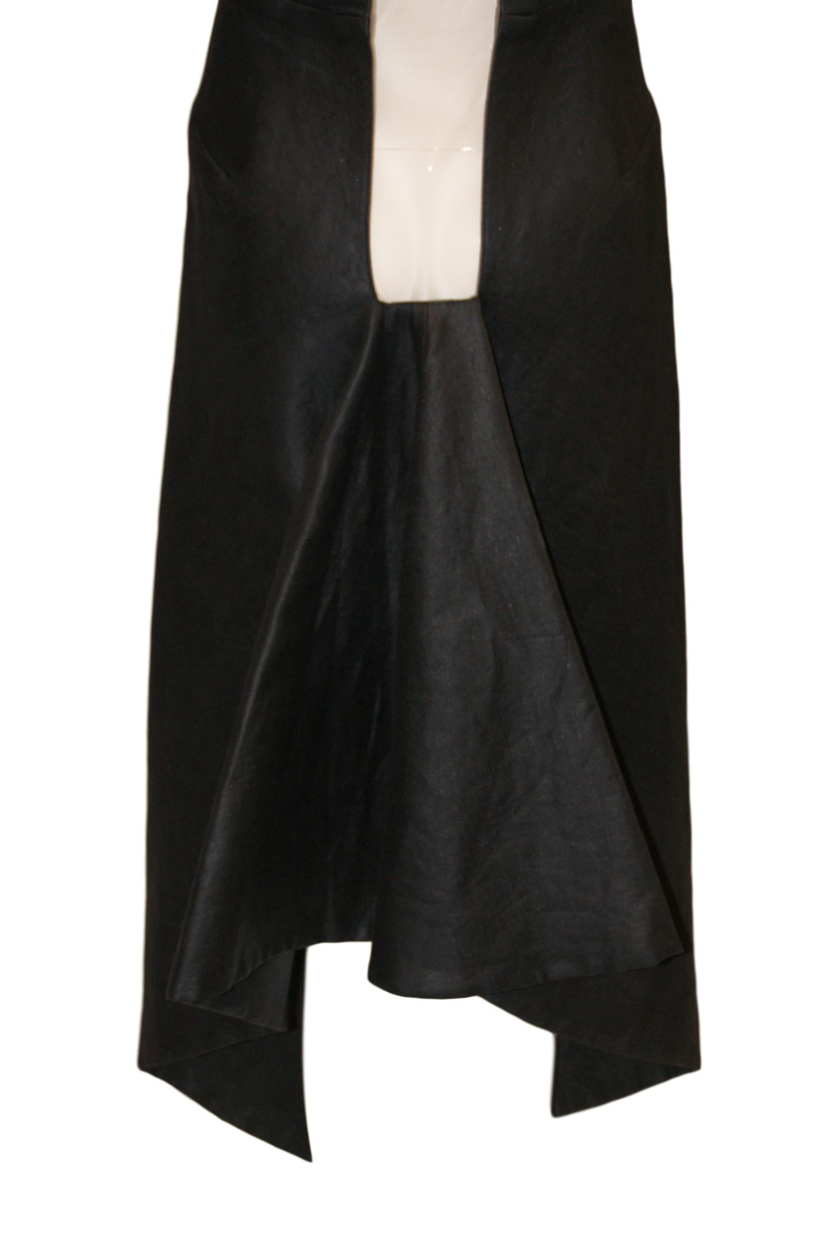 Women's or Men's Alexander McQueen Museum Savage Beauty Untitled S/S 1999 Resin Black Coat Dress