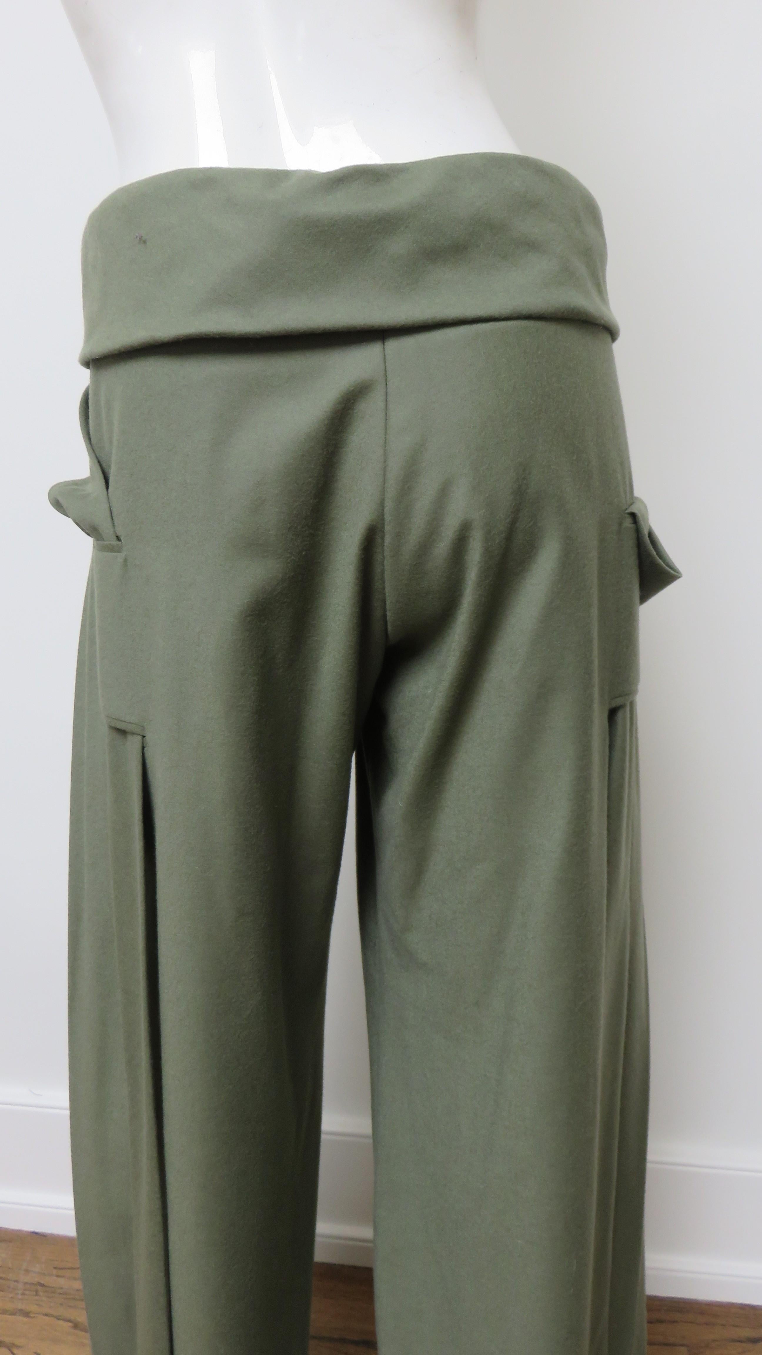Alexander McQueen New A/W 2004 Cashmere Pants For Sale 6