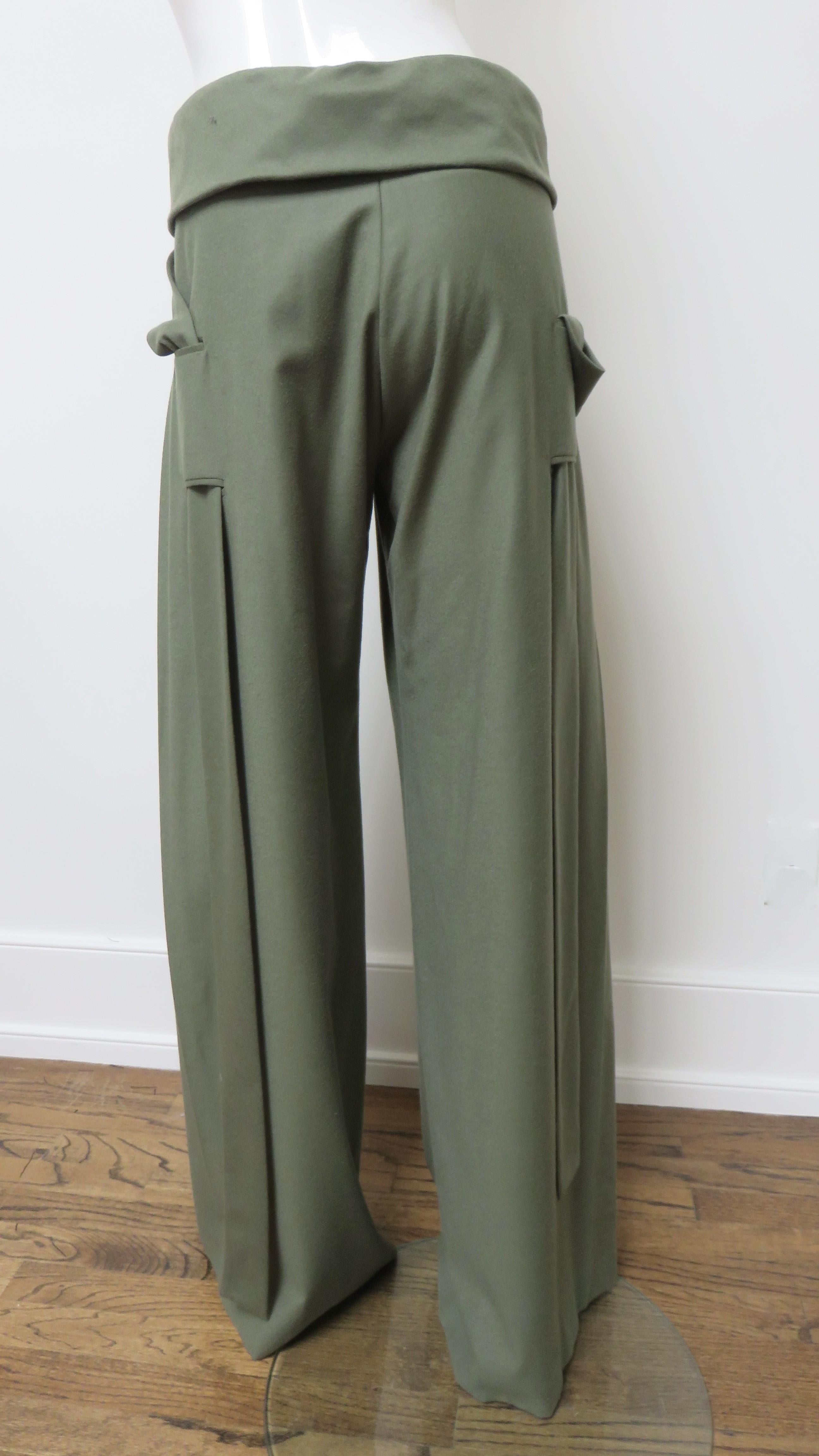 Alexander McQueen New A/W 2004 Cashmere Pants For Sale 7