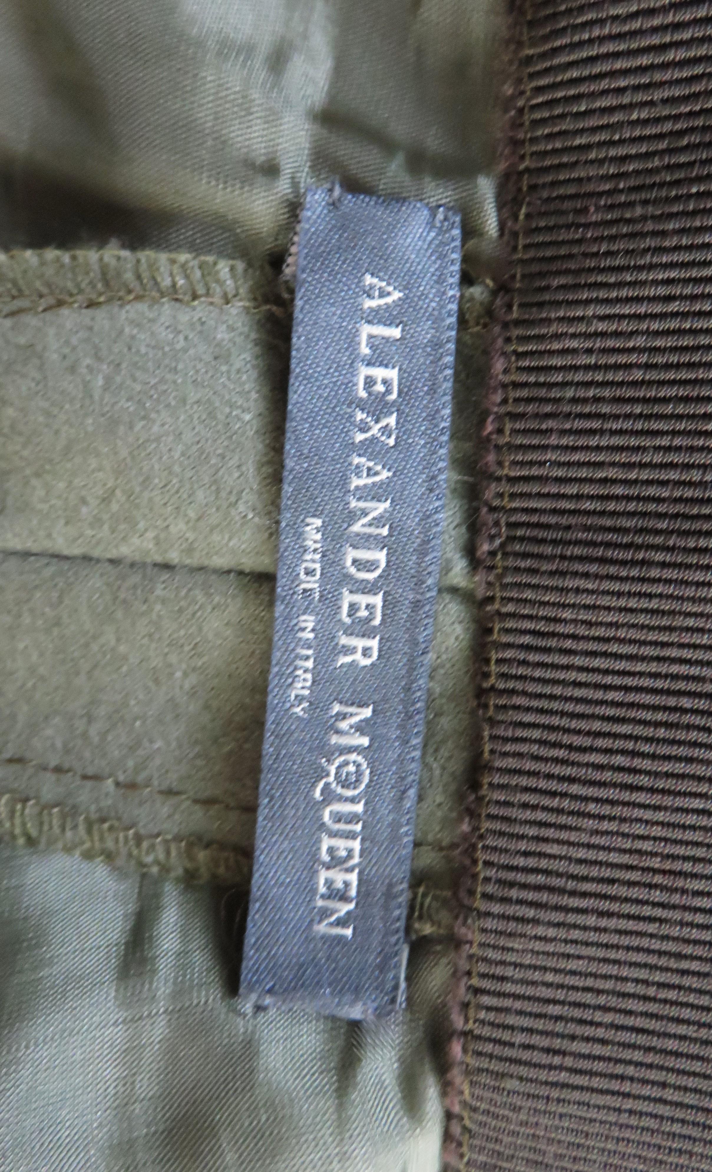 Alexander McQueen New A/W 2004 Cashmere Pants For Sale 8
