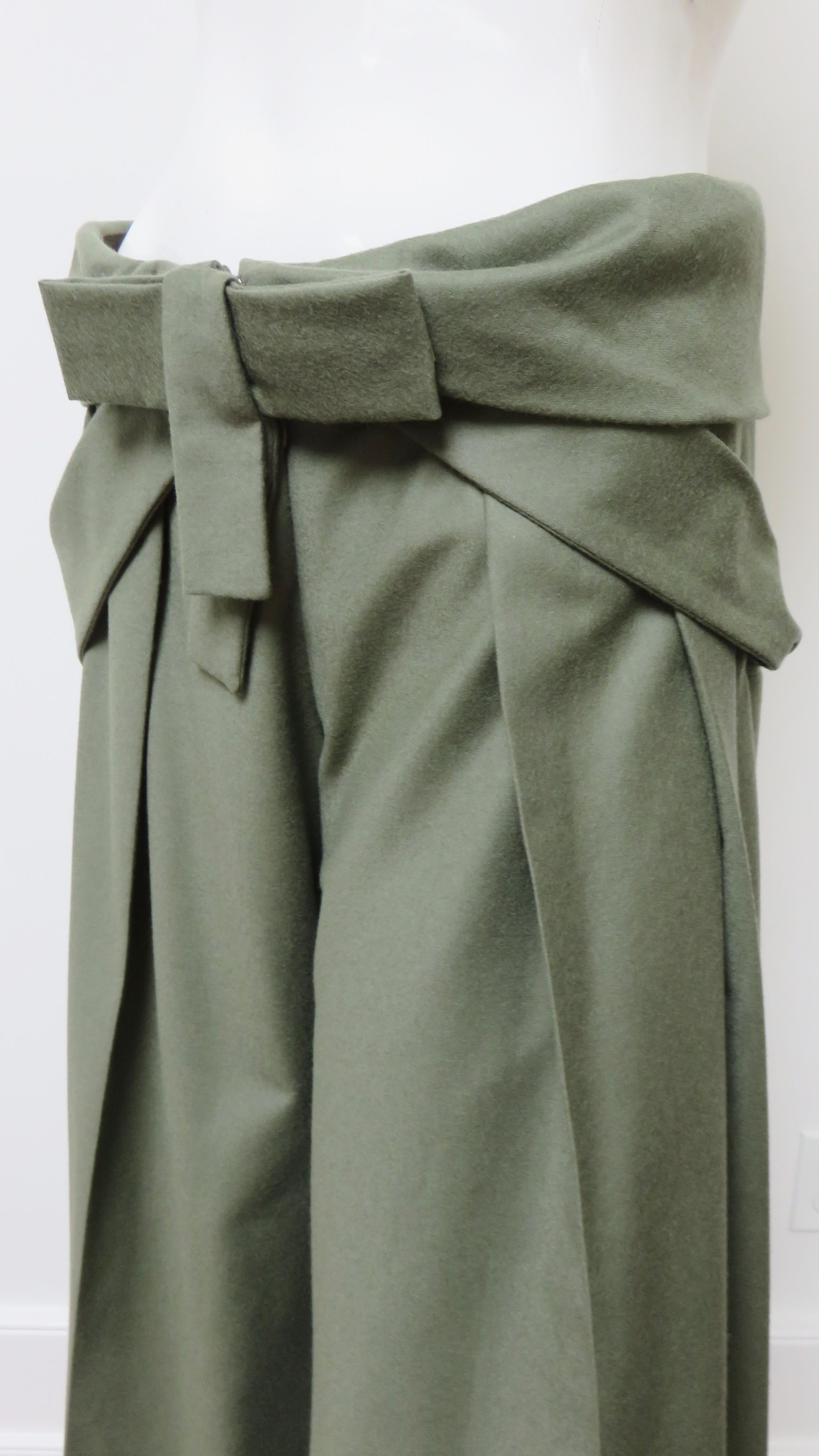 Alexander McQueen New A/W 2004 Cashmere Pants For Sale 2