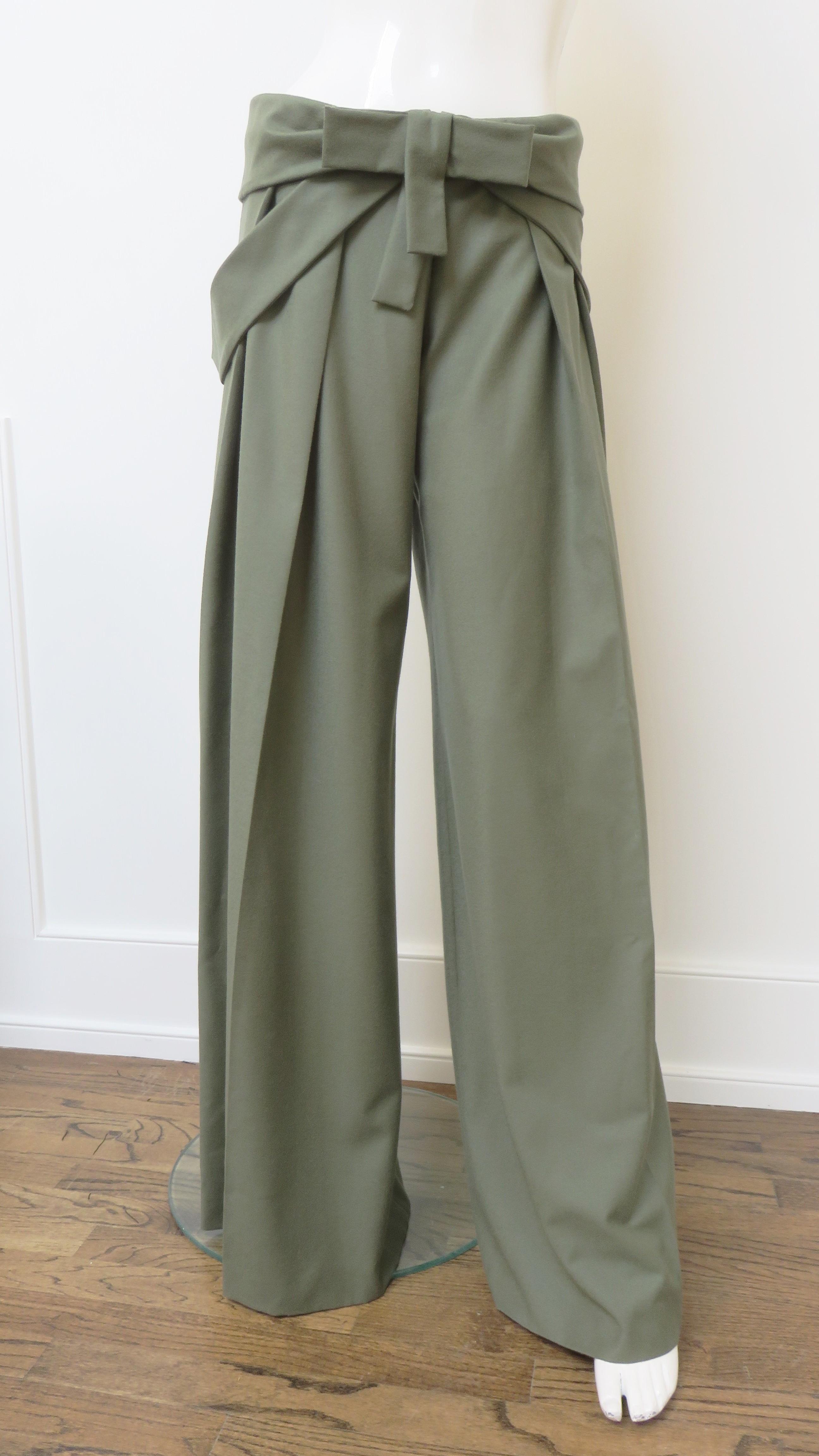 Alexander McQueen New A/W 2004 Cashmere Pants For Sale 3